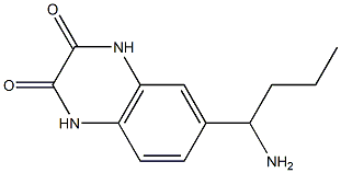 6-(1-aminobutyl)-1,2,3,4-tetrahydroquinoxaline-2,3-dione 구조식 이미지