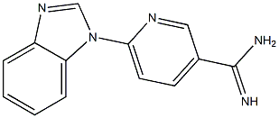 6-(1H-benzimidazol-1-yl)pyridine-3-carboximidamide Structure