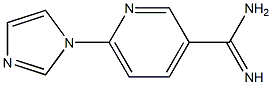 6-(1H-imidazol-1-yl)pyridine-3-carboximidamide 구조식 이미지