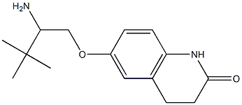 6-(2-amino-3,3-dimethylbutoxy)-3,4-dihydroquinolin-2(1H)-one 구조식 이미지