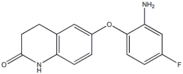 6-(2-amino-4-fluorophenoxy)-1,2,3,4-tetrahydroquinolin-2-one 구조식 이미지