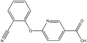 6-(2-cyanophenoxy)pyridine-3-carboxylic acid Structure