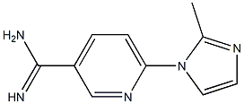 6-(2-methyl-1H-imidazol-1-yl)pyridine-3-carboximidamide Structure