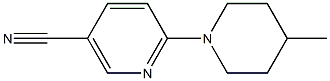 6-(4-methylpiperidin-1-yl)nicotinonitrile 구조식 이미지