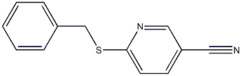 6-(benzylsulfanyl)pyridine-3-carbonitrile 구조식 이미지