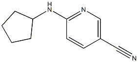 6-(cyclopentylamino)nicotinonitrile 구조식 이미지