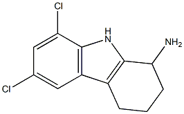 6,8-dichloro-2,3,4,9-tetrahydro-1H-carbazol-1-amine Structure