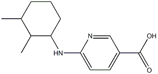 6-[(2,3-dimethylcyclohexyl)amino]pyridine-3-carboxylic acid Structure