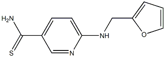 6-[(2-furylmethyl)amino]pyridine-3-carbothioamide 구조식 이미지