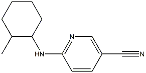 6-[(2-methylcyclohexyl)amino]nicotinonitrile 구조식 이미지