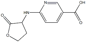 6-[(2-oxooxolan-3-yl)amino]pyridine-3-carboxylic acid 구조식 이미지