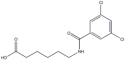 6-[(3,5-dichlorophenyl)formamido]hexanoic acid 구조식 이미지