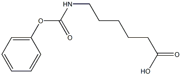 6-[(phenoxycarbonyl)amino]hexanoic acid Structure