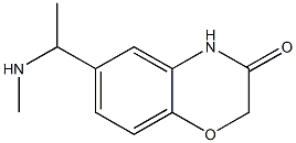 6-[1-(methylamino)ethyl]-3,4-dihydro-2H-1,4-benzoxazin-3-one Structure