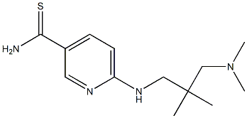 6-{[3-(dimethylamino)-2,2-dimethylpropyl]amino}pyridine-3-carbothioamide Structure