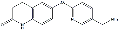 6-{[5-(aminomethyl)pyridin-2-yl]oxy}-3,4-dihydroquinolin-2(1H)-one Structure