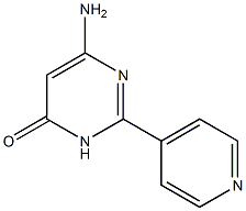 6-amino-2-(pyridin-4-yl)-3,4-dihydropyrimidin-4-one Structure