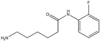 6-amino-N-(2-fluorophenyl)hexanamide Structure