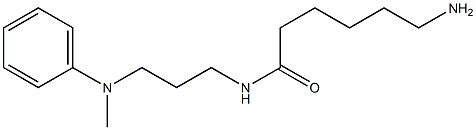 6-amino-N-{3-[methyl(phenyl)amino]propyl}hexanamide 구조식 이미지