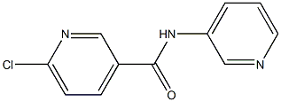 6-chloro-N-(pyridin-3-yl)pyridine-3-carboxamide 구조식 이미지