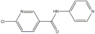 6-chloro-N-(pyridin-4-yl)pyridine-3-carboxamide 구조식 이미지