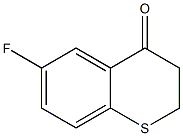 6-fluoro-3,4-dihydro-2H-1-benzothiopyran-4-one Structure