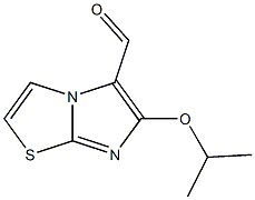 6-isopropoxyimidazo[2,1-b][1,3]thiazole-5-carbaldehyde Structure