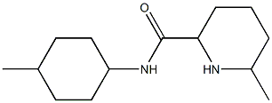 6-methyl-N-(4-methylcyclohexyl)piperidine-2-carboxamide Structure