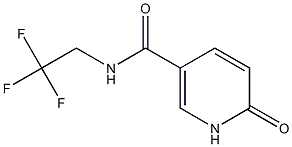 6-oxo-N-(2,2,2-trifluoroethyl)-1,6-dihydropyridine-3-carboxamide Structure