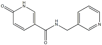 6-oxo-N-(pyridin-3-ylmethyl)-1,6-dihydropyridine-3-carboxamide Structure