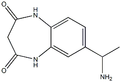 7-(1-aminoethyl)-2,3,4,5-tetrahydro-1H-1,5-benzodiazepine-2,4-dione 구조식 이미지