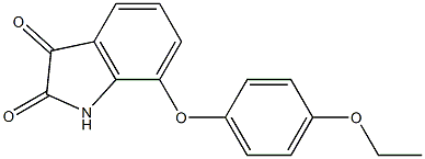 7-(4-ethoxyphenoxy)-1H-indole-2,3-dione Structure