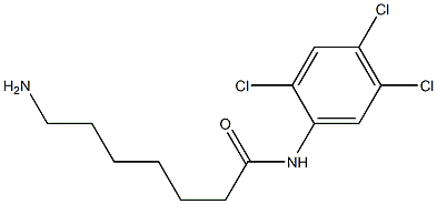 7-amino-N-(2,4,5-trichlorophenyl)heptanamide 구조식 이미지