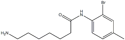 7-amino-N-(2-bromo-4-methylphenyl)heptanamide 구조식 이미지