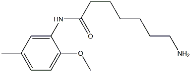 7-amino-N-(2-methoxy-5-methylphenyl)heptanamide Structure