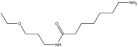 7-amino-N-(3-ethoxypropyl)heptanamide Structure