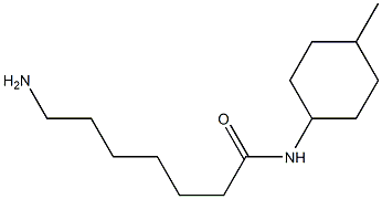7-amino-N-(4-methylcyclohexyl)heptanamide 구조식 이미지