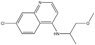 7-chloro-N-(1-methoxypropan-2-yl)quinolin-4-amine Structure