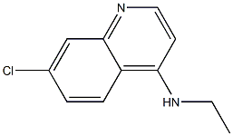 7-chloro-N-ethylquinolin-4-amine Structure