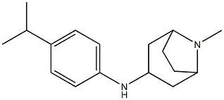 8-methyl-N-[4-(propan-2-yl)phenyl]-8-azabicyclo[3.2.1]octan-3-amine Structure