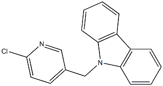 9-[(6-chloropyridin-3-yl)methyl]-9H-carbazole 구조식 이미지