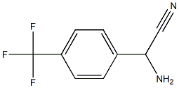 amino[4-(trifluoromethyl)phenyl]acetonitrile 구조식 이미지