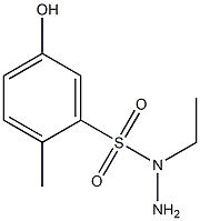 amino-N-ethyl-N-(5-hydroxy-2-methylphenyl)sulfonamide 구조식 이미지