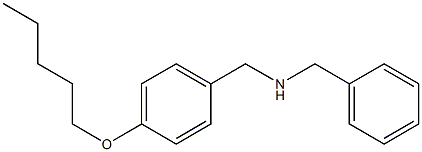 benzyl({[4-(pentyloxy)phenyl]methyl})amine 구조식 이미지