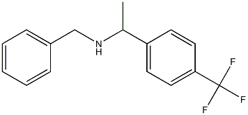 benzyl({1-[4-(trifluoromethyl)phenyl]ethyl})amine Structure