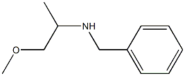benzyl(1-methoxypropan-2-yl)amine Structure