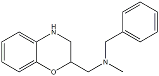 benzyl(3,4-dihydro-2H-1,4-benzoxazin-2-ylmethyl)methylamine Structure