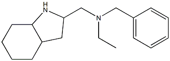 benzyl(ethyl)(octahydro-1H-indol-2-ylmethyl)amine 구조식 이미지