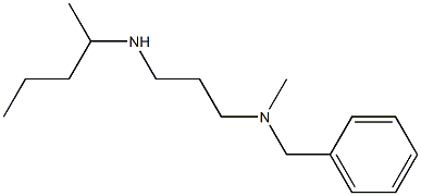 benzyl(methyl)[3-(pentan-2-ylamino)propyl]amine 구조식 이미지