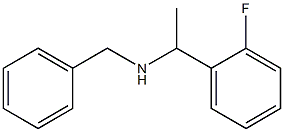 benzyl[1-(2-fluorophenyl)ethyl]amine Structure
